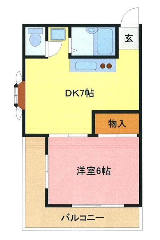 さいたま市浦和区高砂のマンションの間取り