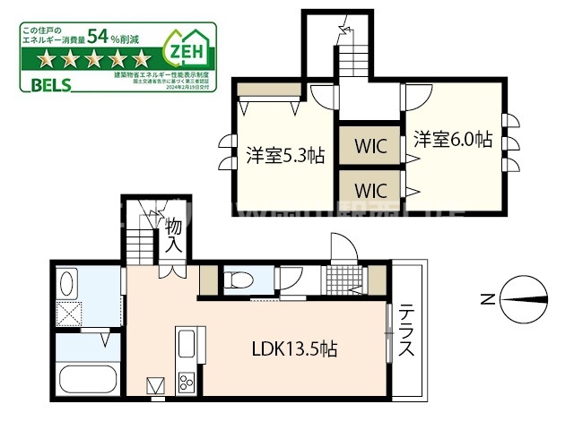 メゾンm.m.mの間取り