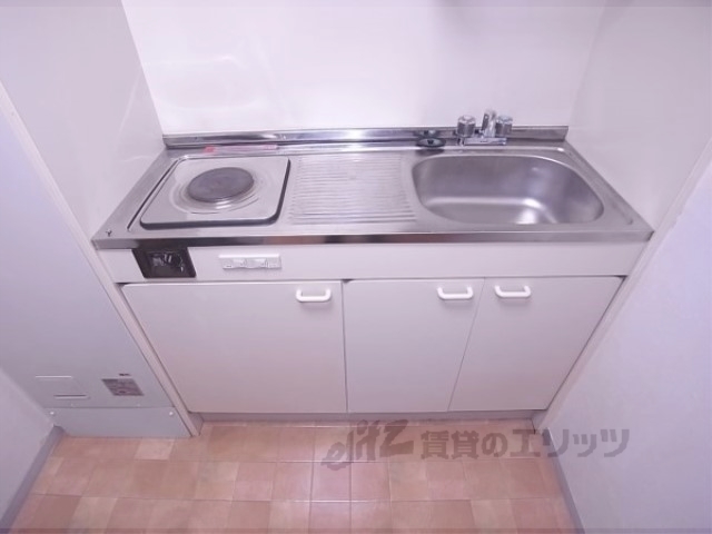 キッチン　１口コンロ付きのキッチンです