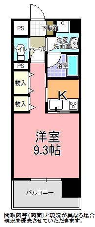 リバティ梅香の間取り