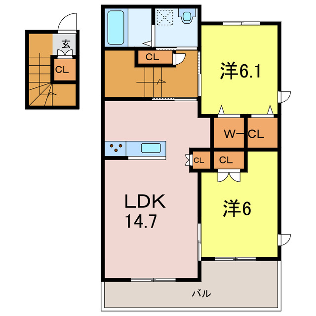 Residence　GAKUの間取り