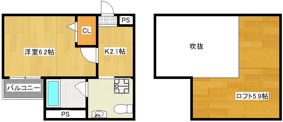 アルビレオの間取り