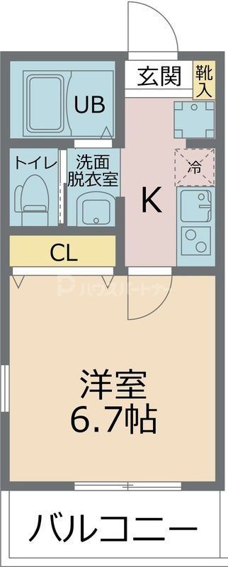 さいたま市北区櫛引町のアパートの間取り