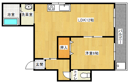 イルソーレ九条の間取り