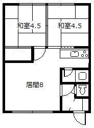 コーポ第２ＹＭの間取り