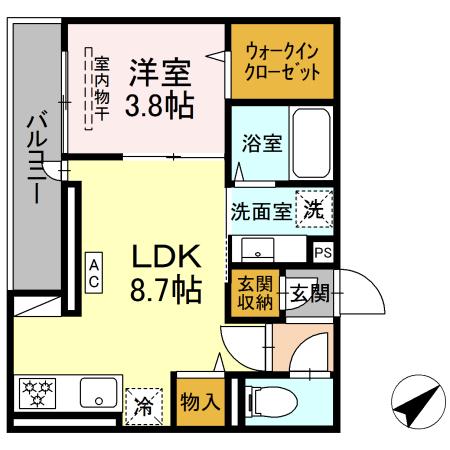 ファンウェーブ湘南辻堂の間取り