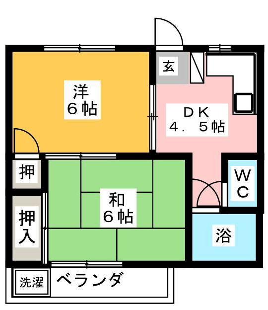 ラブリーマンションの間取り