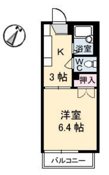 カーサ大成の間取り