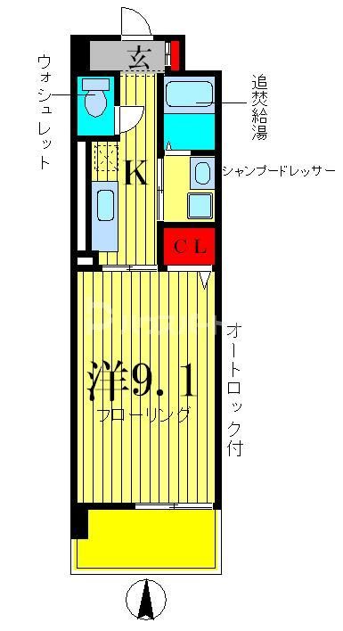 流山市前平井のマンションの間取り