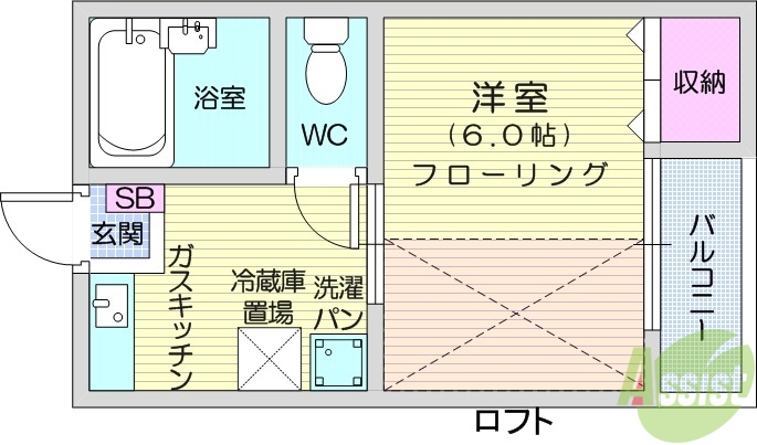 エマーブル茂ヶ崎の間取り