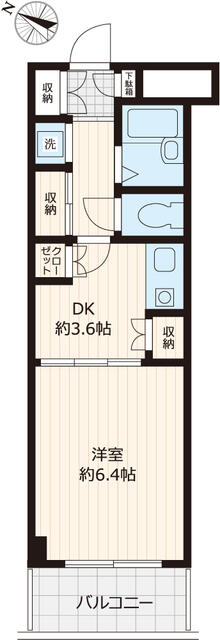 メゾンベルセーヌの間取り