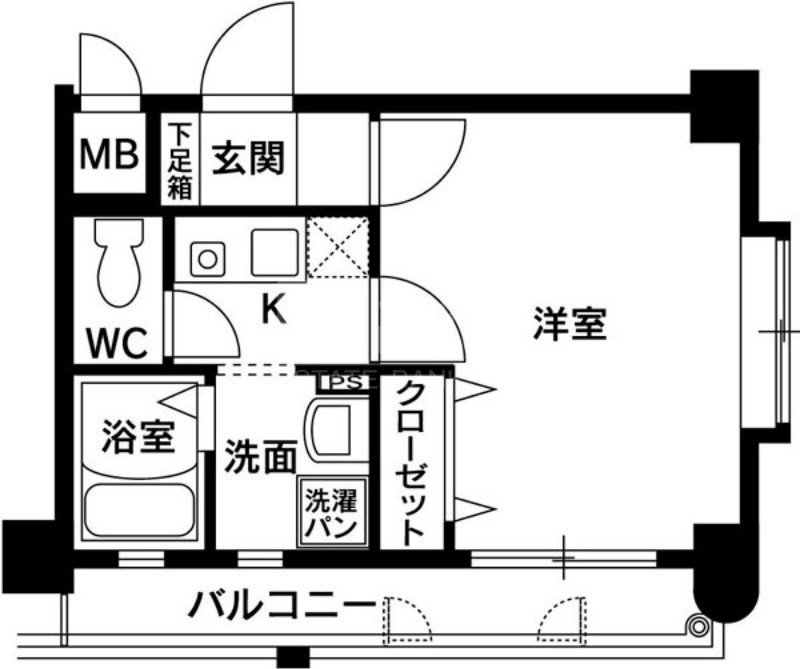 シャルム藤崎の間取り