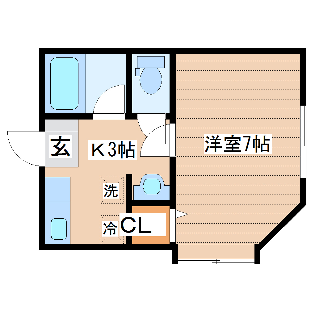 プランド河原町の間取り