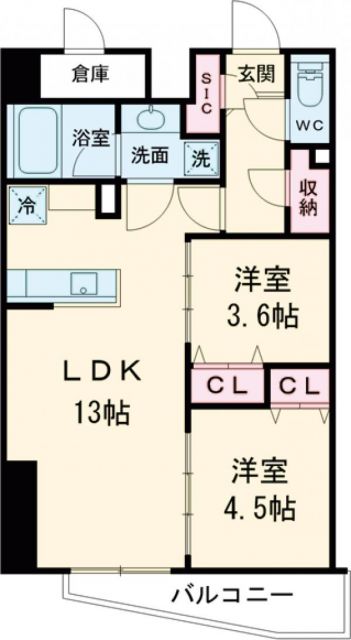 アーバンパーク志村坂上の間取り