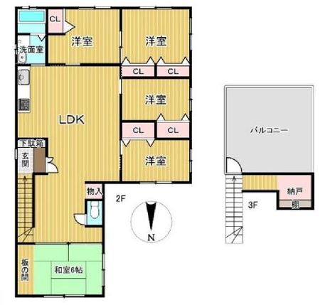 【禁野本町1丁目の間取り】