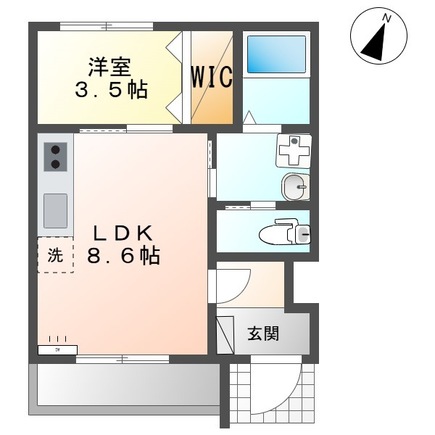 オレンジクレスト IIの間取り