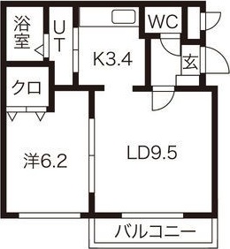 クローバー西麻生の間取り