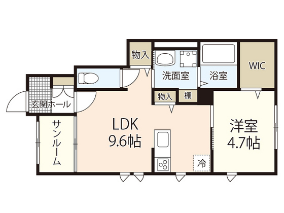 ヴェリテアムールIIの間取り