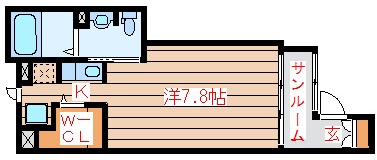 ユズリハ五十人町の間取り