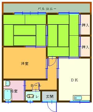 武田ハイツの間取り