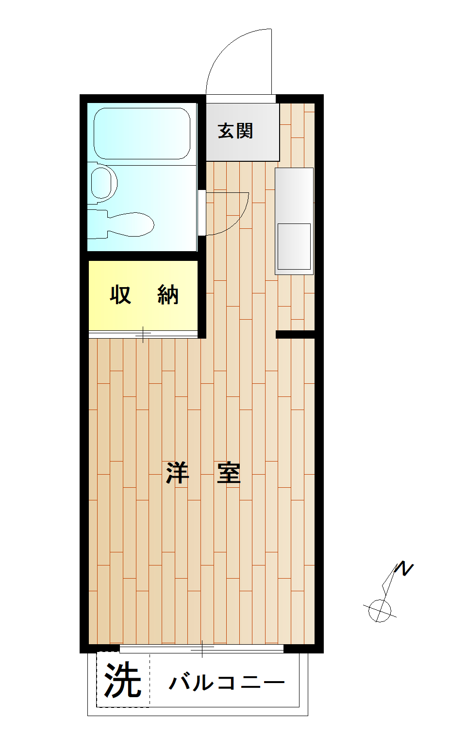 第14安藤マンションの間取り