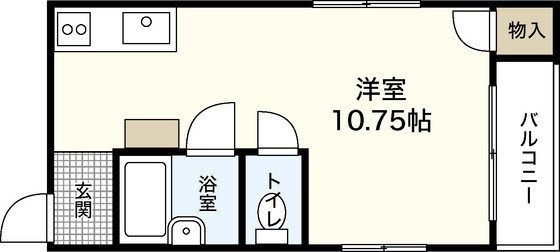 広島市安佐南区上安のマンションの間取り