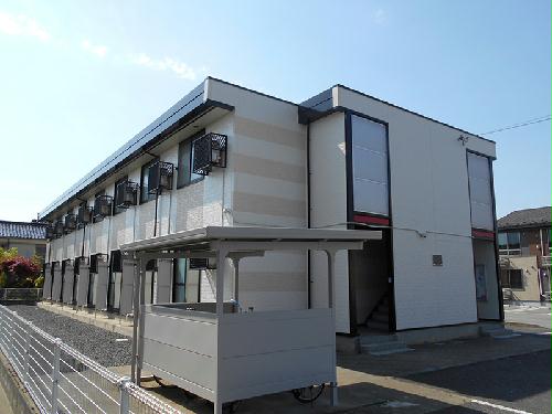 【レオパレスフレッシュびーんずの建物外観】