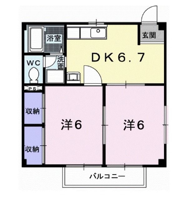 ＳＴカトレア　Ａの間取り