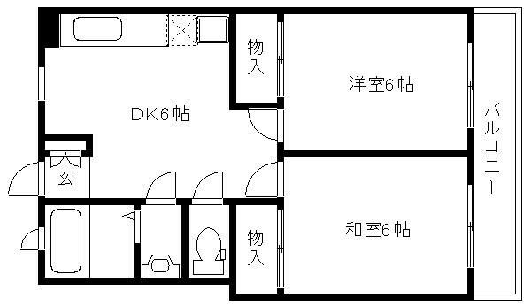 江戸川区平井のマンションの間取り