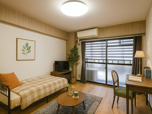 居室・リビング　CGで家具等を配置したもので家具等は含まれません。