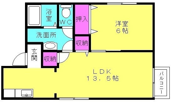 アドラブールの間取り