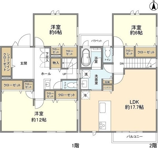 神奈川県川崎市宮前区東有馬１（一戸建）の賃貸物件の間取り