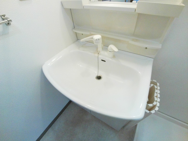 洗面設備　朝シャンされる方に。