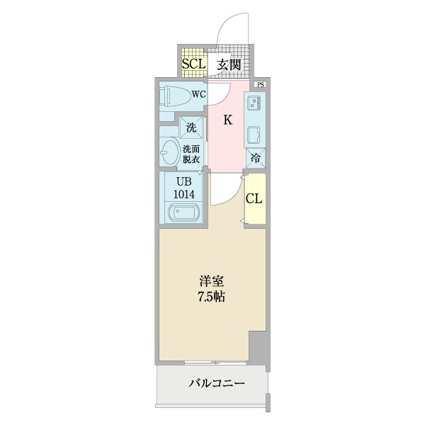 プレイズシード浅間町の間取り写真
