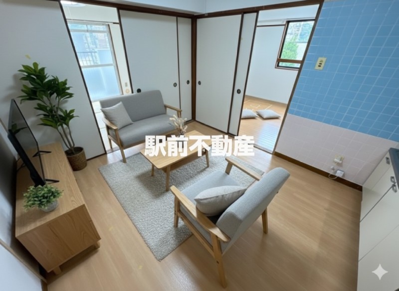 居室・リビング　家具家電はイメージになります