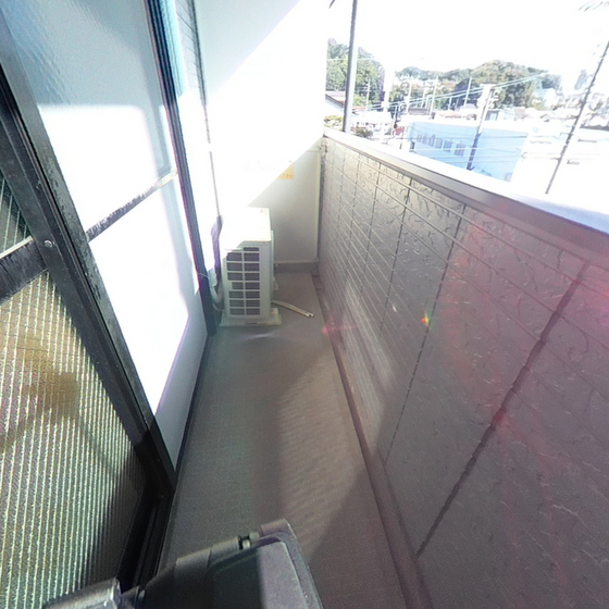 バルコニー　※別部屋の写真です