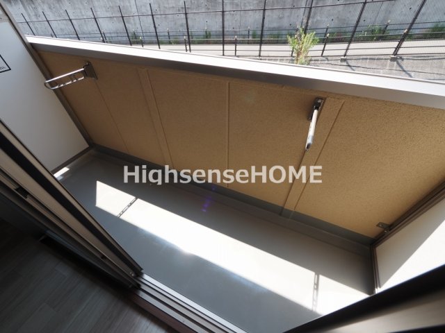 バルコニー　落ち着いた時間を過ごせるバルコニーです