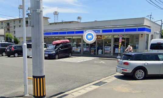 コンビニ　ローソン 熊本楠三丁目店（コンビニ）まで1390m