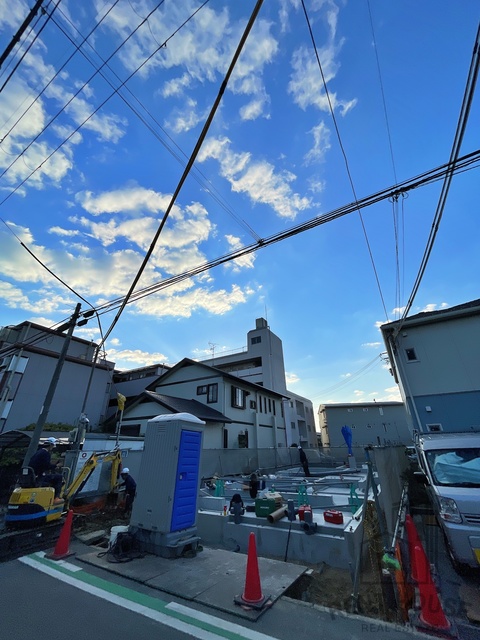 建物外観　外観（建築中）