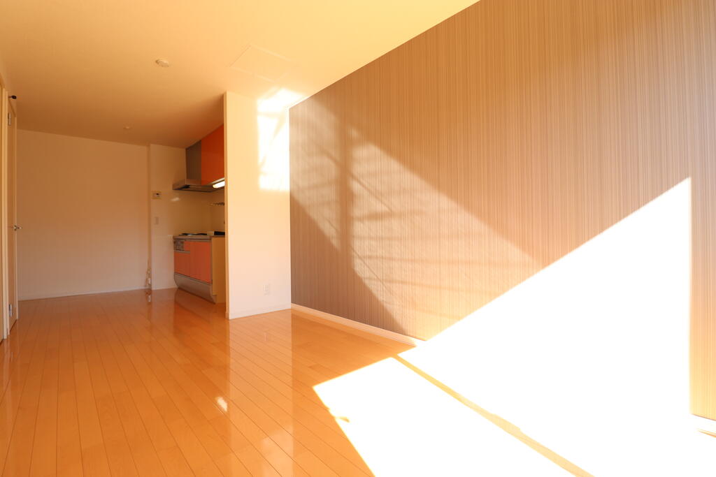 居室・リビング　キッチン直結のリビング