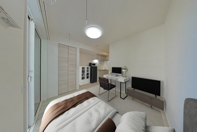 居室・リビング　画像は実際の写真にＣＧ加工（家具や調度品の削除や合成）を加え