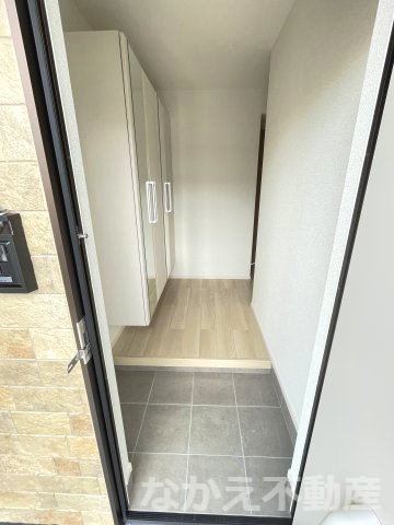 玄関　明るい玄関です