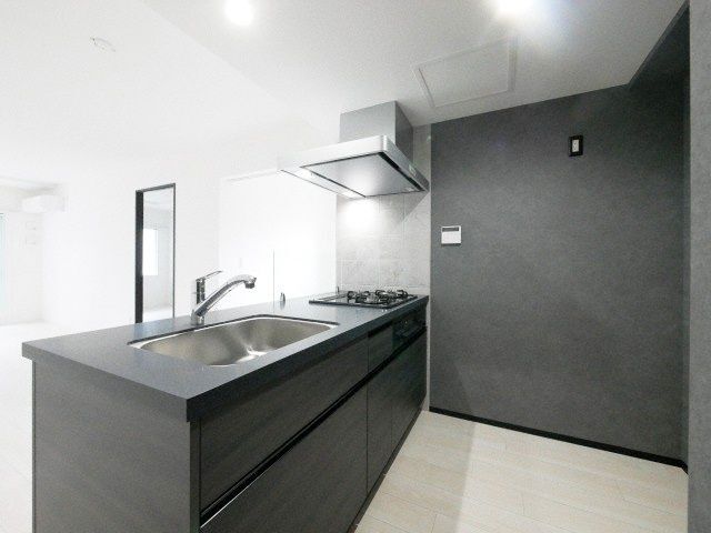 キッチン　※写真は別号室です。