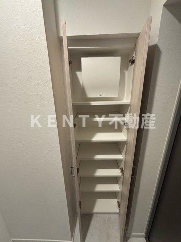 収納　たっぷりとした収納スペースです