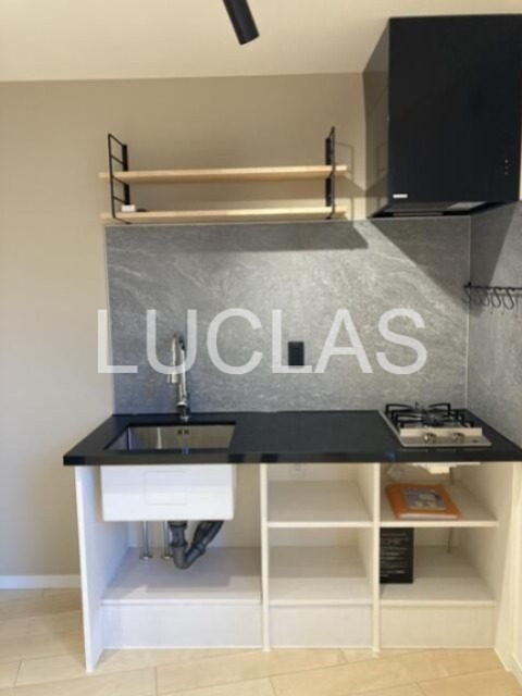 キッチン　幅を広くとったキッチンでお料理も楽しい♪