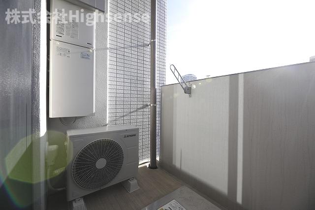 バルコニー　広々としたバルコニーです