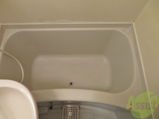 バス・シャワールーム　バスルームは狭すぎず、シャワーも浴びやすそうです。