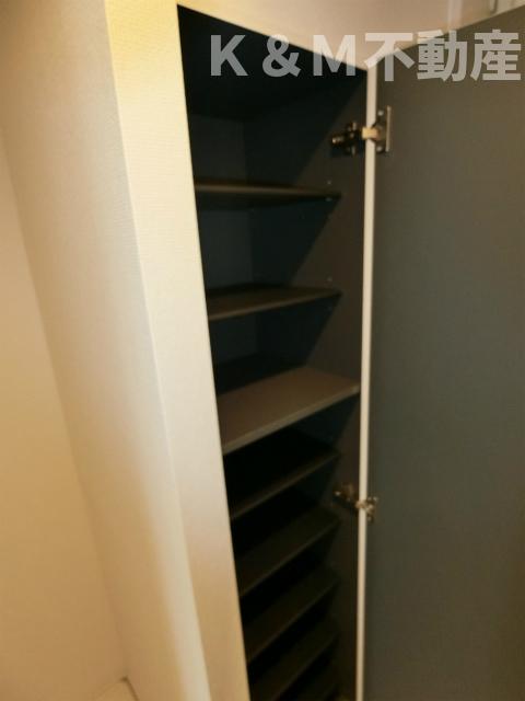 収納　十分な収納スペースがあります