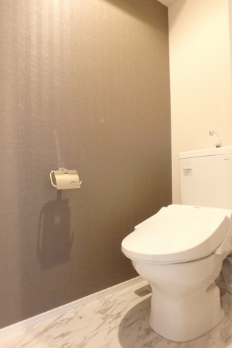 トイレ　他物件参考画像。建具・壁・床色は異なります。現況優先。