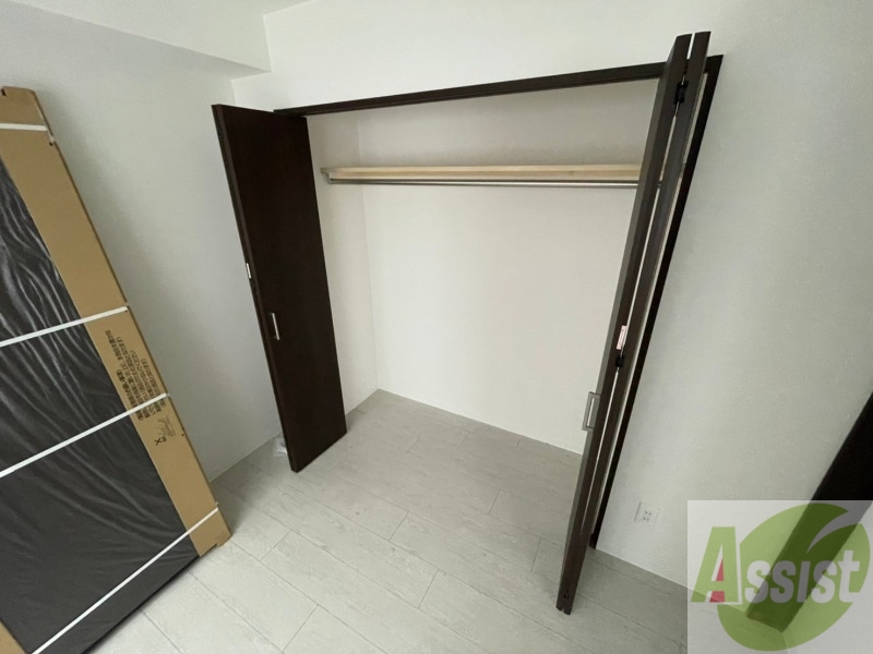 収納　収納です。寝室もすっきり片付きますよ～！